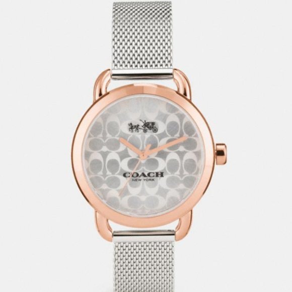Coach Accessories - COACH LEXINGTON SILVER WATCH